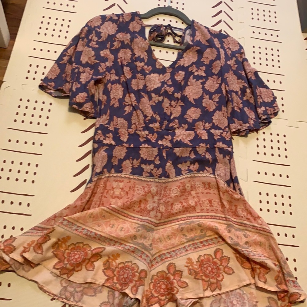 BOHO FLORAL ROMPER